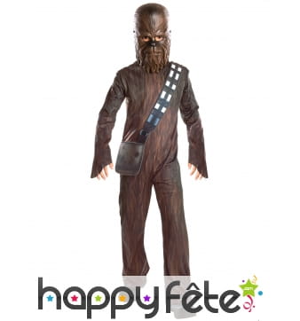 Tenue de Chewbacca pour enfant, modèle luxe