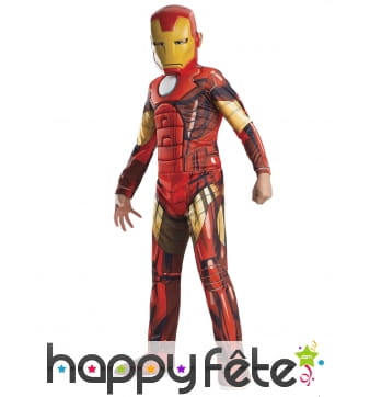 Tenue de Iron Man Avengers pour enfant, luxe