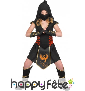 Tenue de ninja pour fille