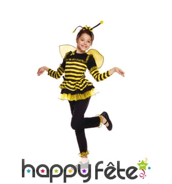 Tenue de petite abeille rayée pour enfant