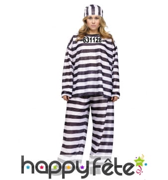 Tenue de prisonnière grande taille