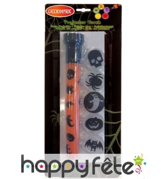 Torche Halloween multi embouts