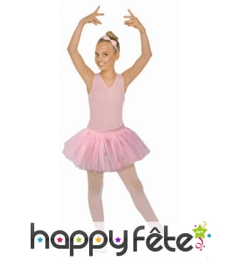 Tutu rose de ballerine pour petite fille