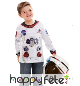 T-shirt d'astronaute pour enfant