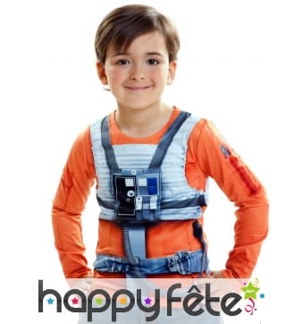 T-shirt de Luke Skywalker pilote pour enfant