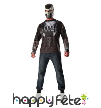 T-shirt et masque de Crossbones pour homme