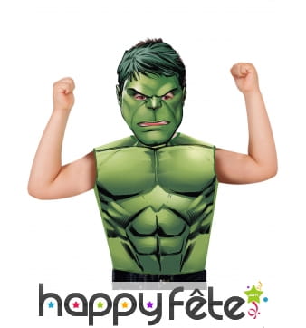 T-shirt et masque de Hulk pour enfant