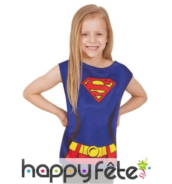 T-shirt imprimé Supergirl pour enfant