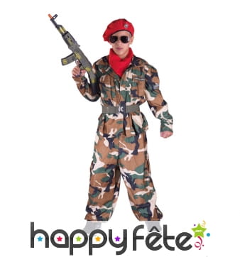 Uniforme militaire camouflage pour enfant