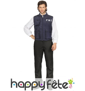 Veste d'agent du FBI pour homme