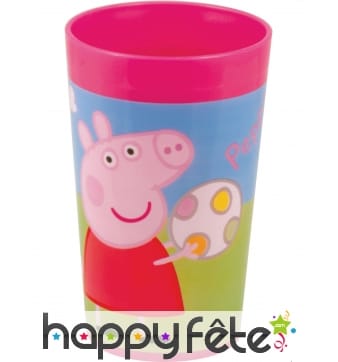 Verre en plastique rigide Peppa pig 25cl