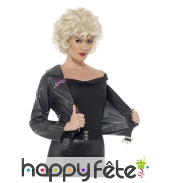 Veste noire de Grease pour femme