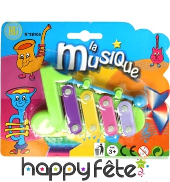 Xylophone musical de 11 cm