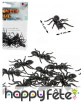 12 Fourmis noires en plastique de 5cm, image 1