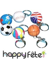 12 porte clefs ballons