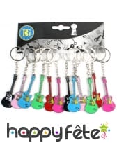 12 porte clefs guitare