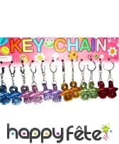 12 porte clefs tututes cristal