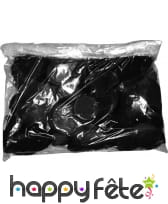 500g grandes confettis rondes noires