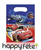 6 sacs cadeaux cars pixar