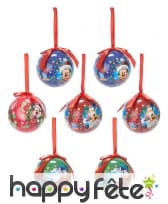 7 Boules de Noël Mickey Mouse 7,5cm