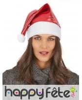 Bonnet de Noël rouge effet métallisé, image 2