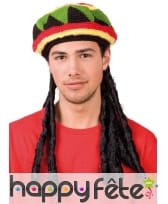 Bonnet de rasta avec dreadlocks