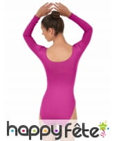 Body fuchsia manches longues, pour femme, image 1