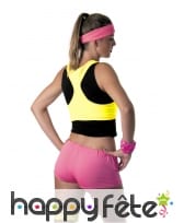 Brassière jaune fluo