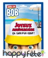 Bob jaune imprimé Joyeux Anniversaire