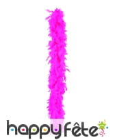 Boa plumes fuschia 180 cm