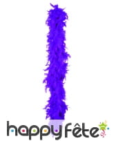 Boa plumes violettes 180 cm