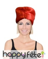 Bonnet rouge de pere noel velours