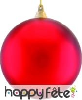 Boule rouge de Noel 10cm