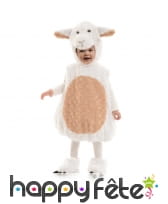 Costume agneau en peluche pour enfant