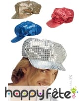 Casquette à paillettes