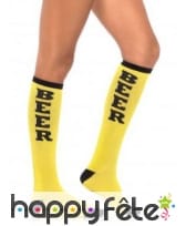 Chaussettes Beer jaunes