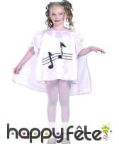 Costume d'enfant note de musique