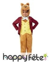 Costume de fantastique Mr fox pour tout petit