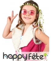 Couronne de fleurs style hippie pour enfant, image 5