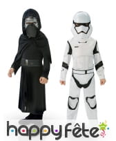 Costumes de Kylo Ren et StormTrooper enfant