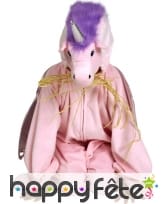 Combinaison de licorne rose pour enfant, image 3