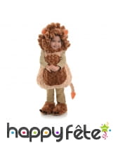 Costume de lion en peluche pour enfant