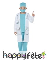 Costume de médecin urgentiste pour enfant