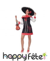 Costume de mexicaine jupe courte