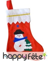 Chaussette de noel de 30 cm