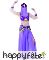 Costume danseuse orientale violet