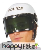 Casque de policer avec visière