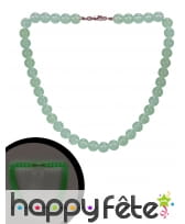 Collier de perles phosphorescentes