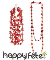 Collier de petites étoiles rouges, 2m, image 2