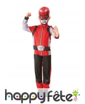 Combinaison de Power Rangers rouge pour enfant, image 3